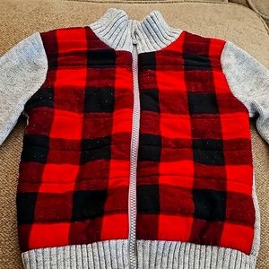 Boy's Plaid sweater